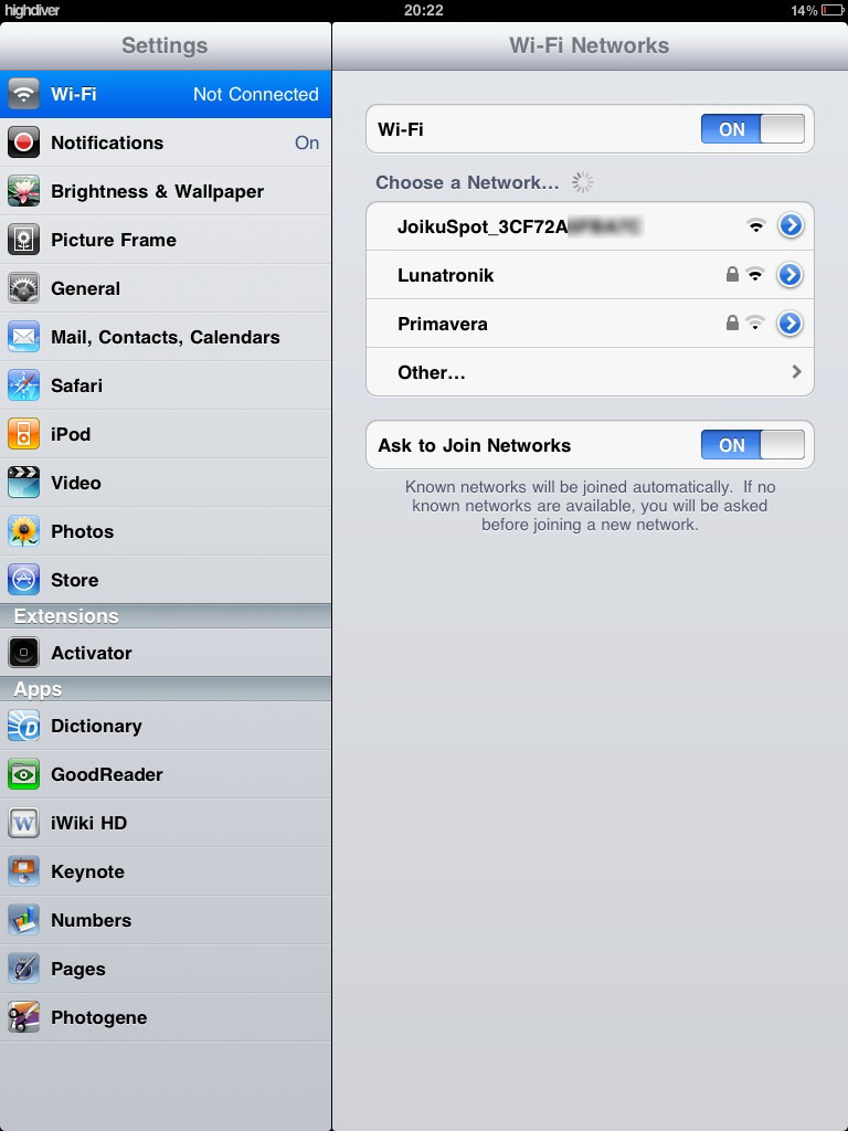 ipad cannot connect to wifi